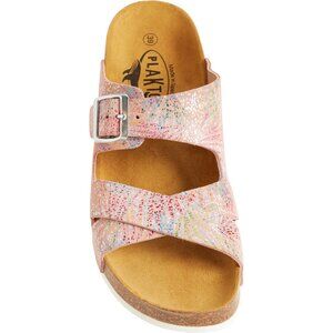 NEW Plakton Made in Spain Cork Footbed Sandals - Leather For Women 7252s4